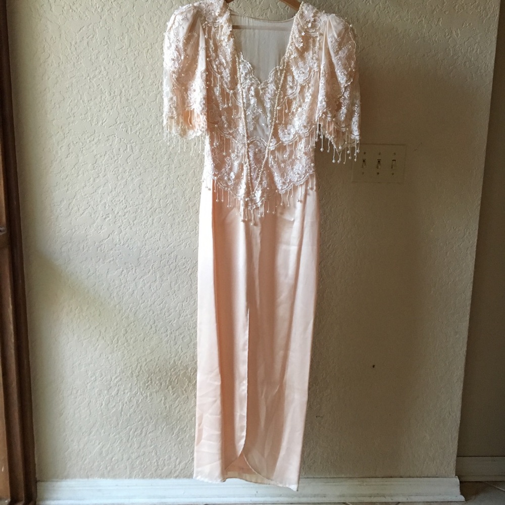 Vintage Lillie Rubin Beverly Hills NY Silk Dress